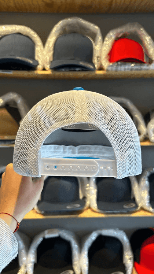 Flexfit Yupoong 6606 - Aqua/Blanco