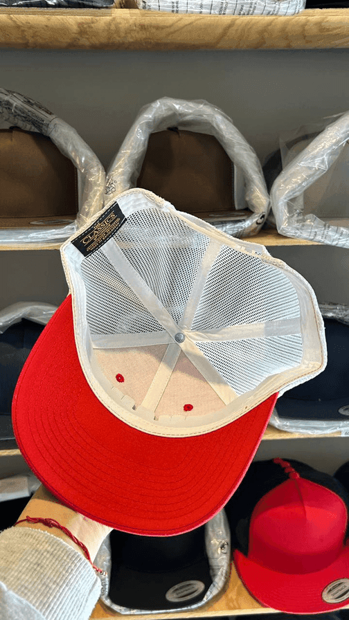 Flexfit Yupoong 6606 - Rojo/Blanco