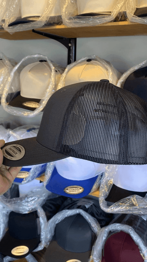 Flexfit Yupoong 6606 - Charcoal/Marino