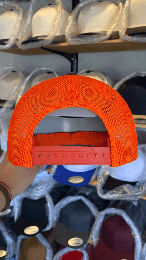 Flexfit Yupoong 6606 - Charcoal/Naranja