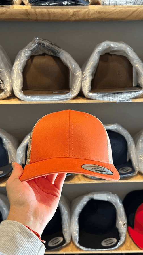 Flexfit Yupoong 6606 - Naranja/Khaki