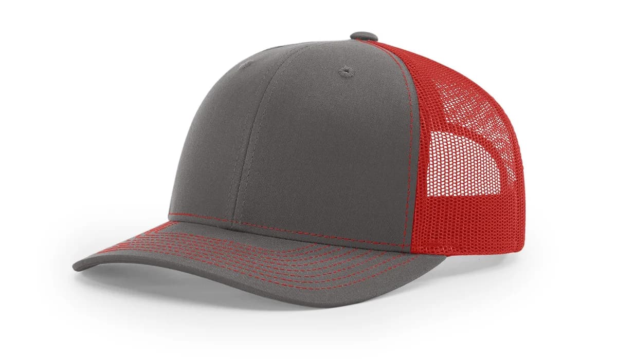 Richardson 112 - Charcoal/Red