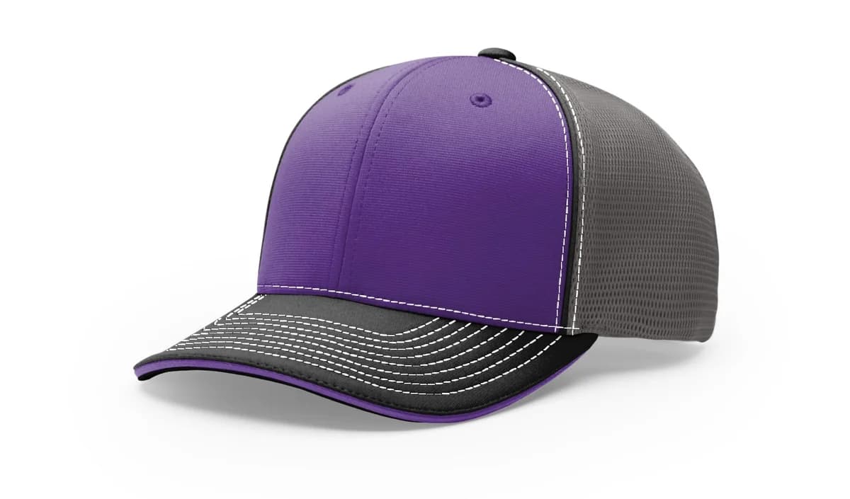 Richardson 172 - Purple/Charcoal/Black