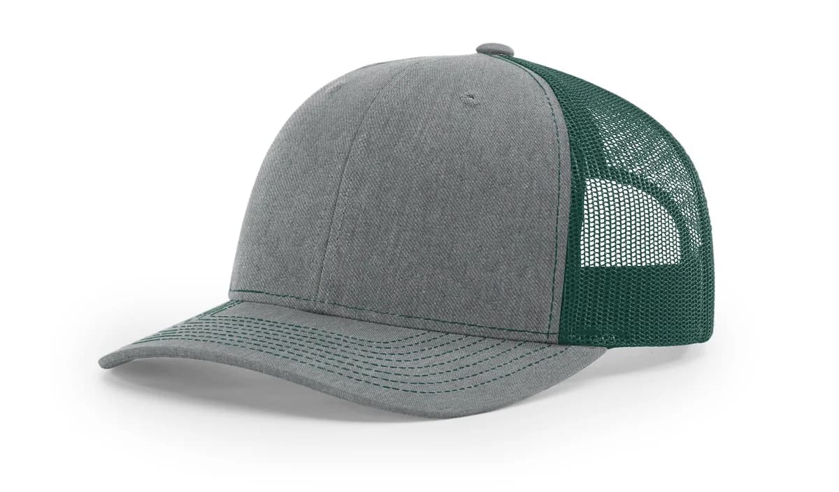 Richardson 112 - Heather Grey/Dark Green