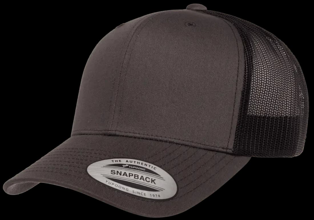 Flexfit 6606T - Charcoal / Black