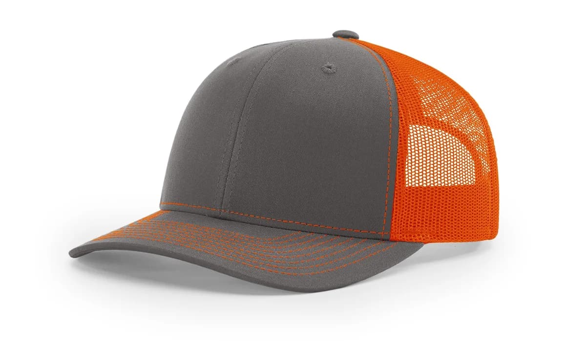 Richardson 112 - Charcoal/Orange