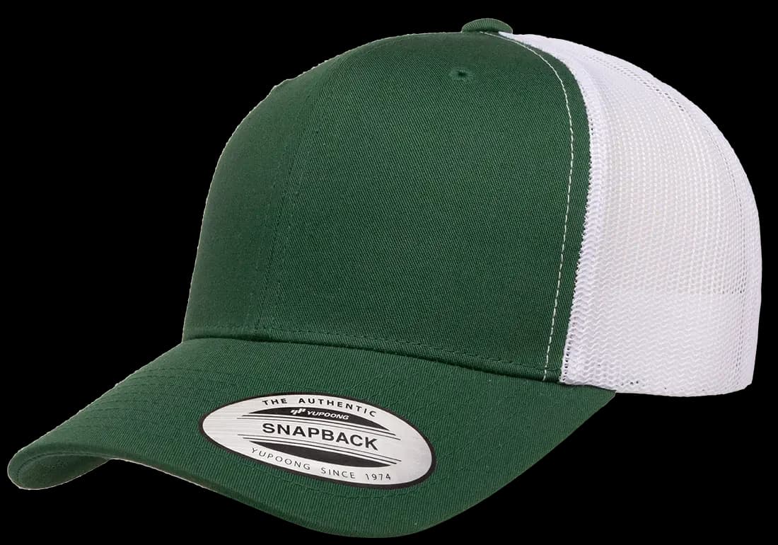 Flexfit 6606T - Evergreen / White