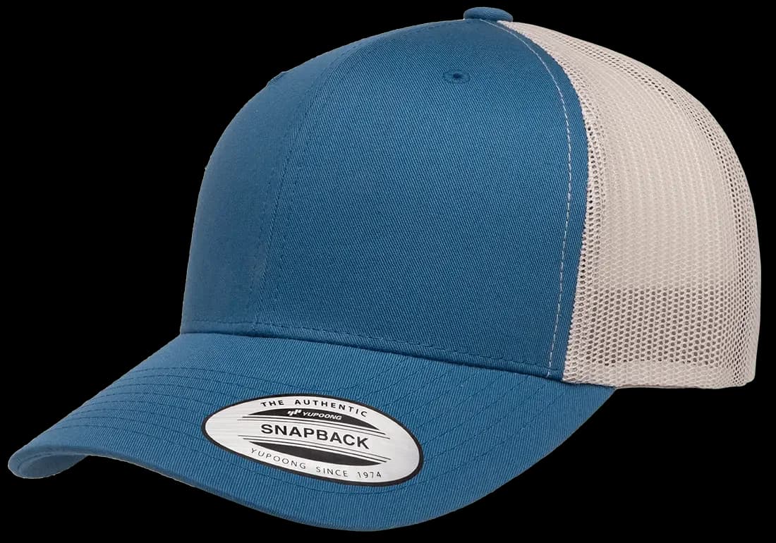 Flexfit 6606T - Steel Blue / Silver