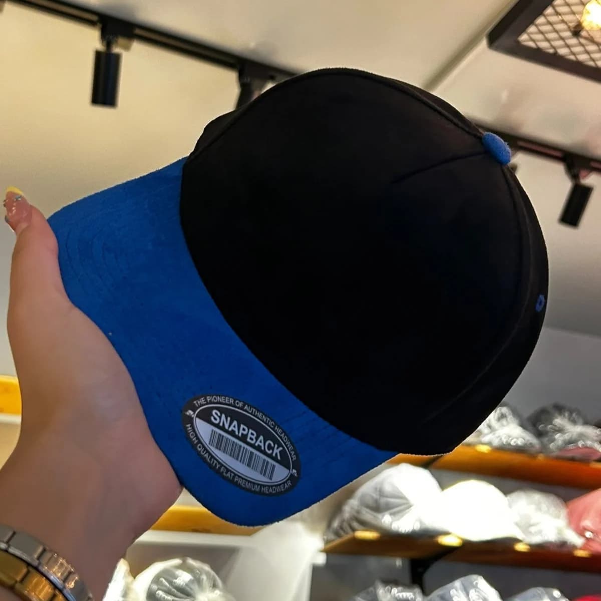 Waycaps TC - BLACK/GAMUZA/ROYAL