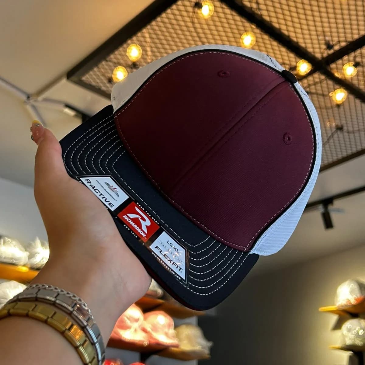 Richardson 172 - Maroon/White/Black