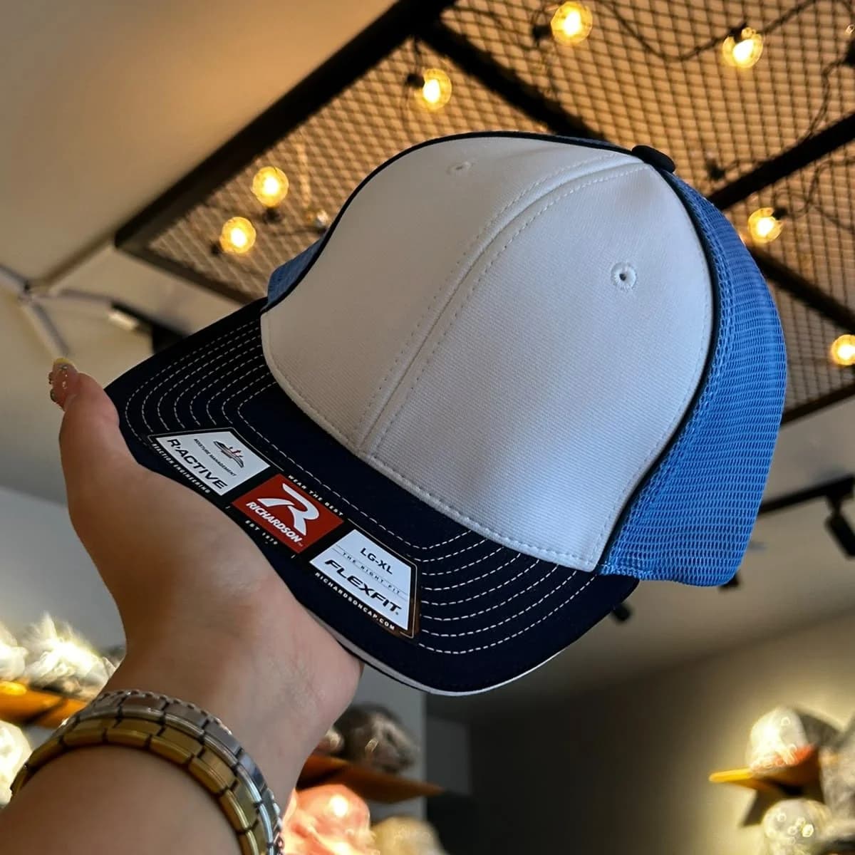 Richardson 172 - White/Columbia blue/Navy