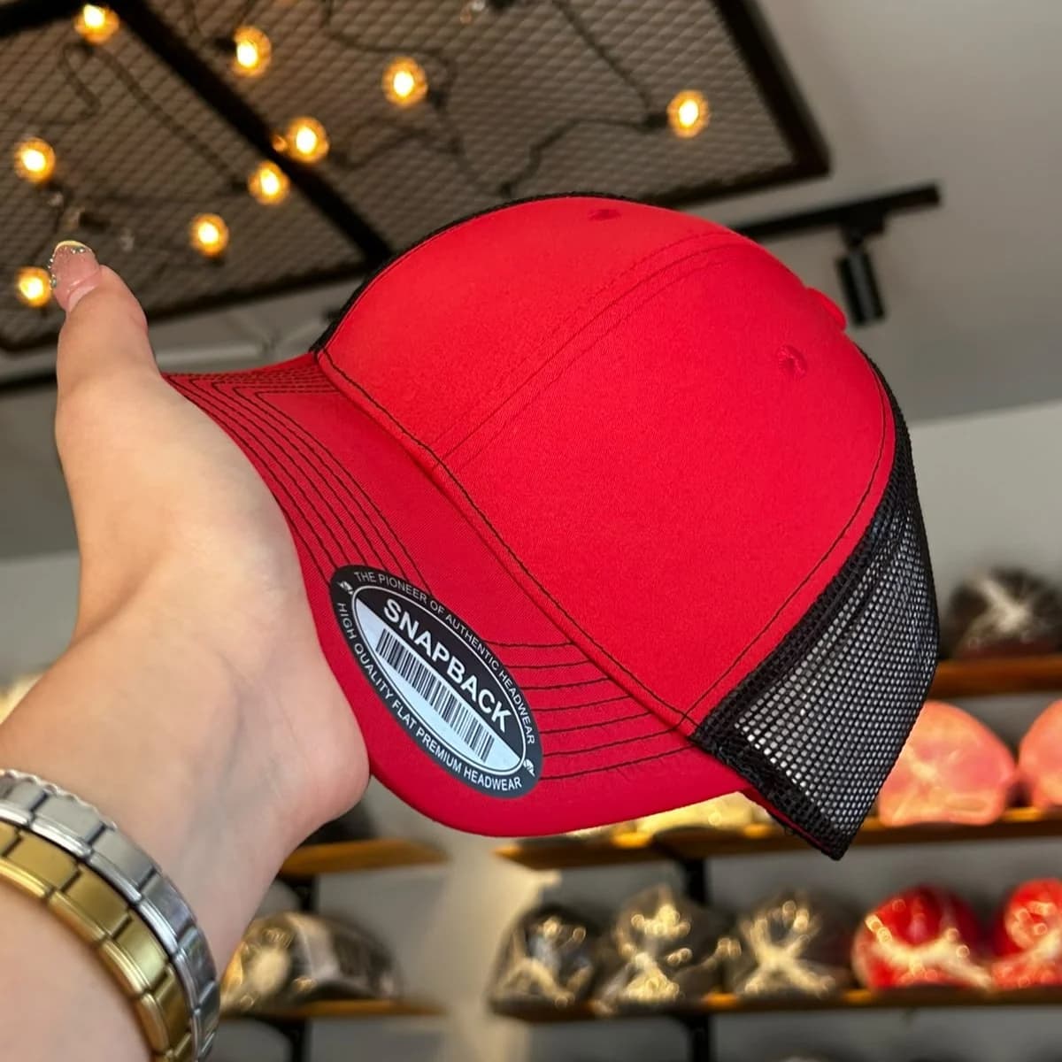 Waycaps TC - RED/BLACK MALLA