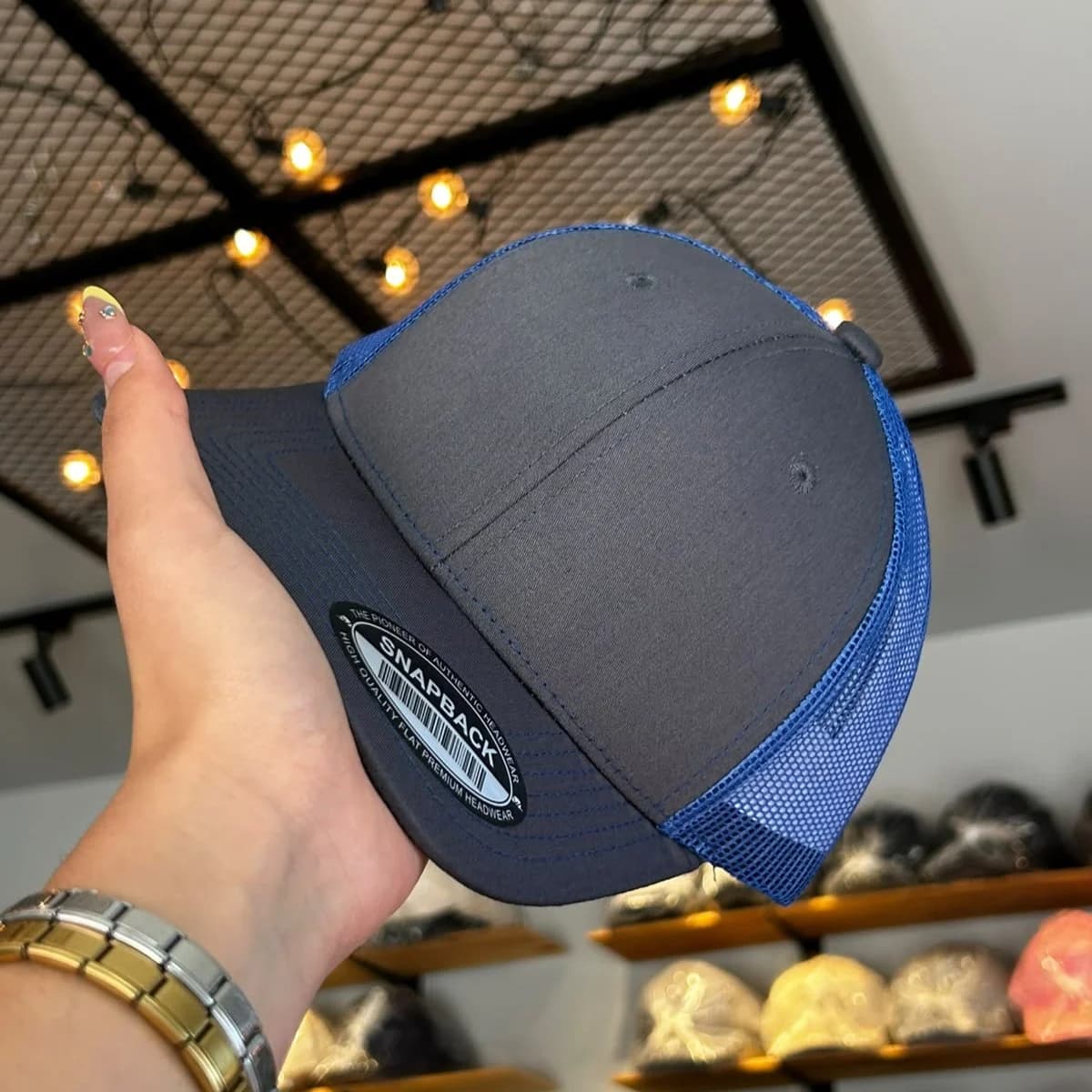 Waycaps TC - CHARCOAL/C. BLUE