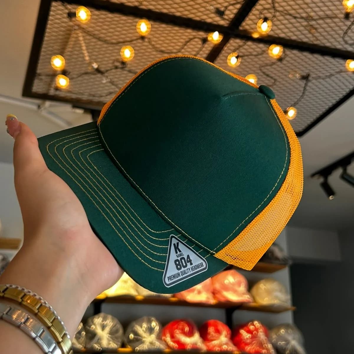 Kamel 804 - D.Green/Oro malla