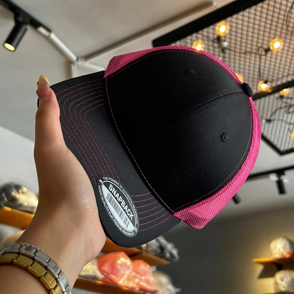 Waycaps TC - BLACK/N.PINK