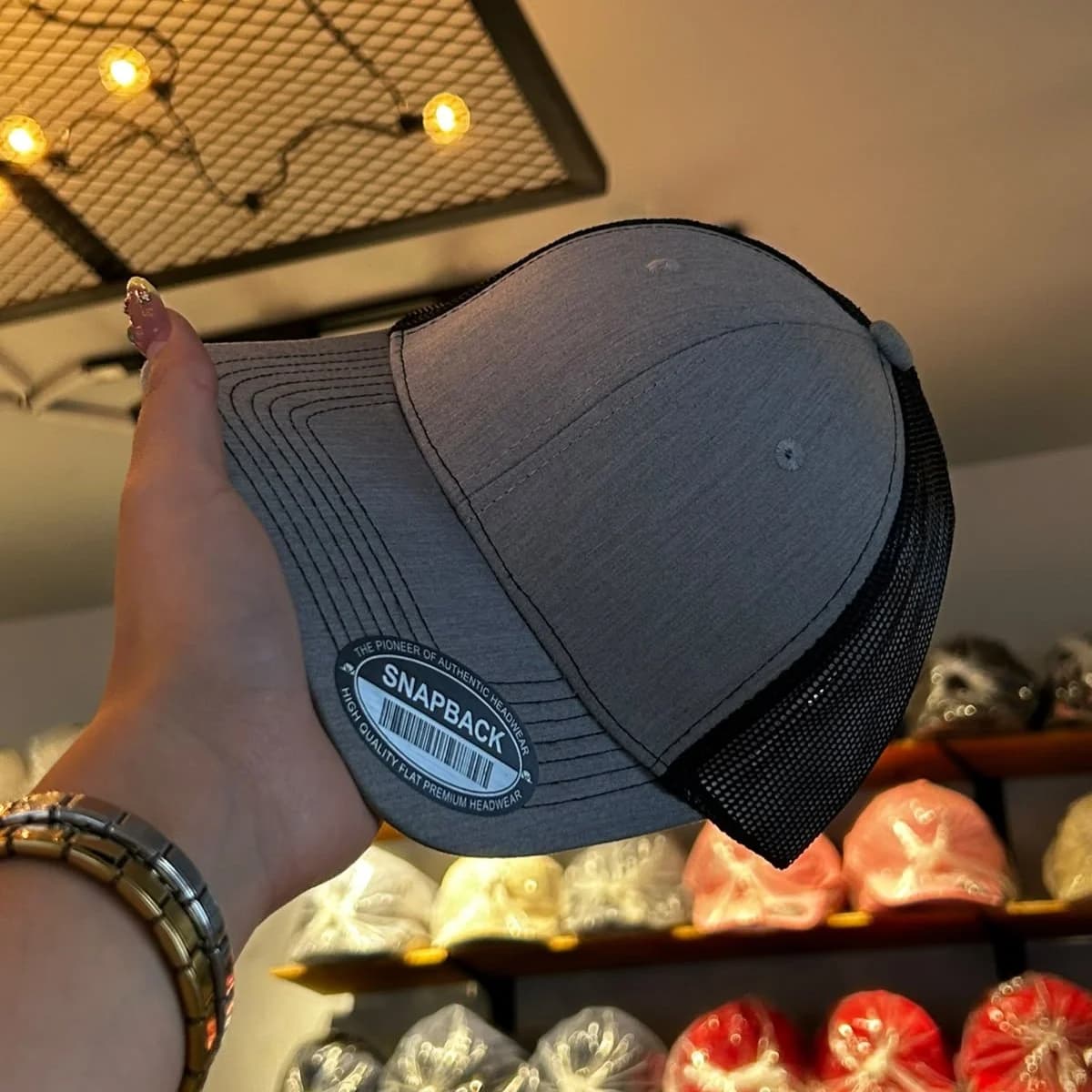 Waycaps TC - HEATHER/BLACK MALLA