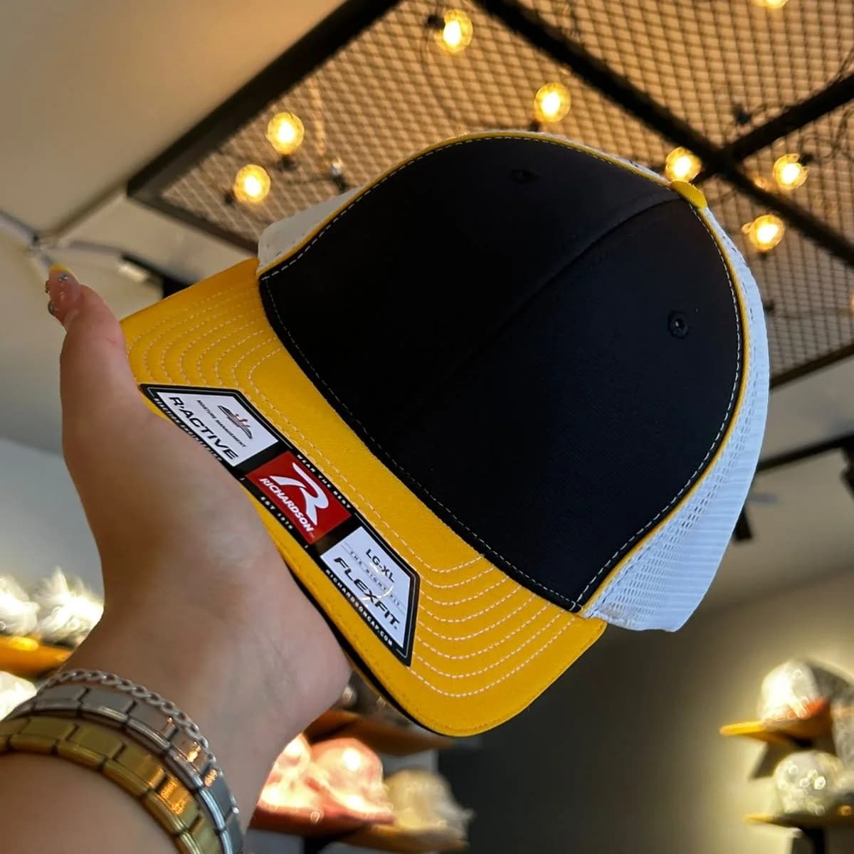 Richardson 172 - Black/White/Gold