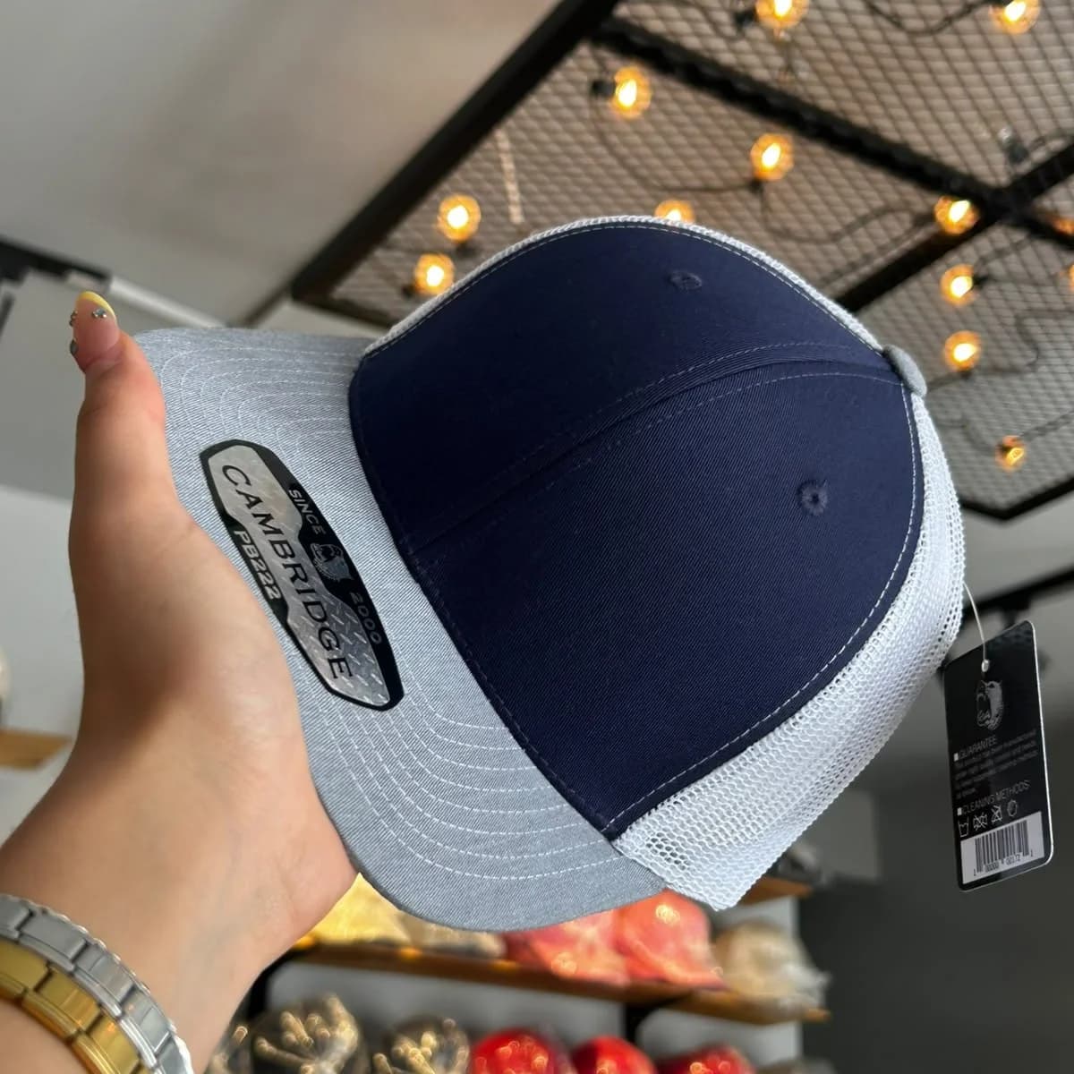 Cambridge Pitbull - Navy/White/Heather