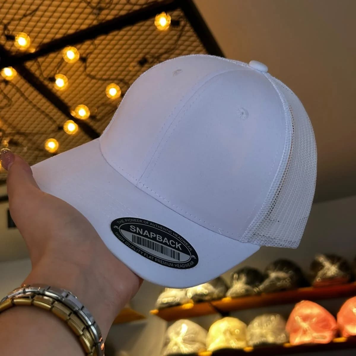 Waycaps TC - White malla curva