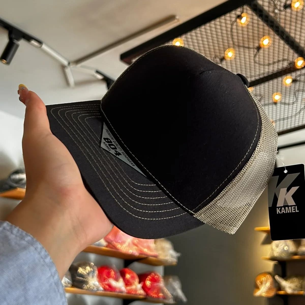 Kamel 804 - Black/Olivo malla