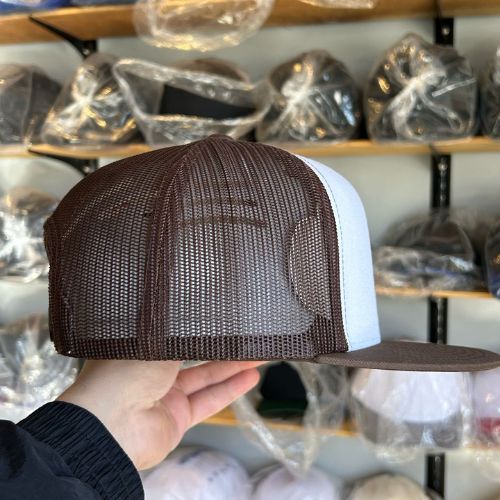 Yupoong 6006 Brown / White / Brown