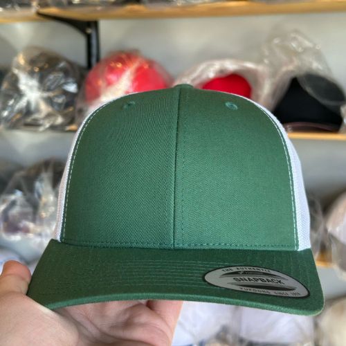 Yupoong 6606 Evergreen / White
