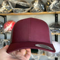 Yupoong 6606 Maroon / Grey