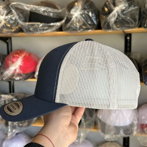 Yupoong 6606 Navy / Silver