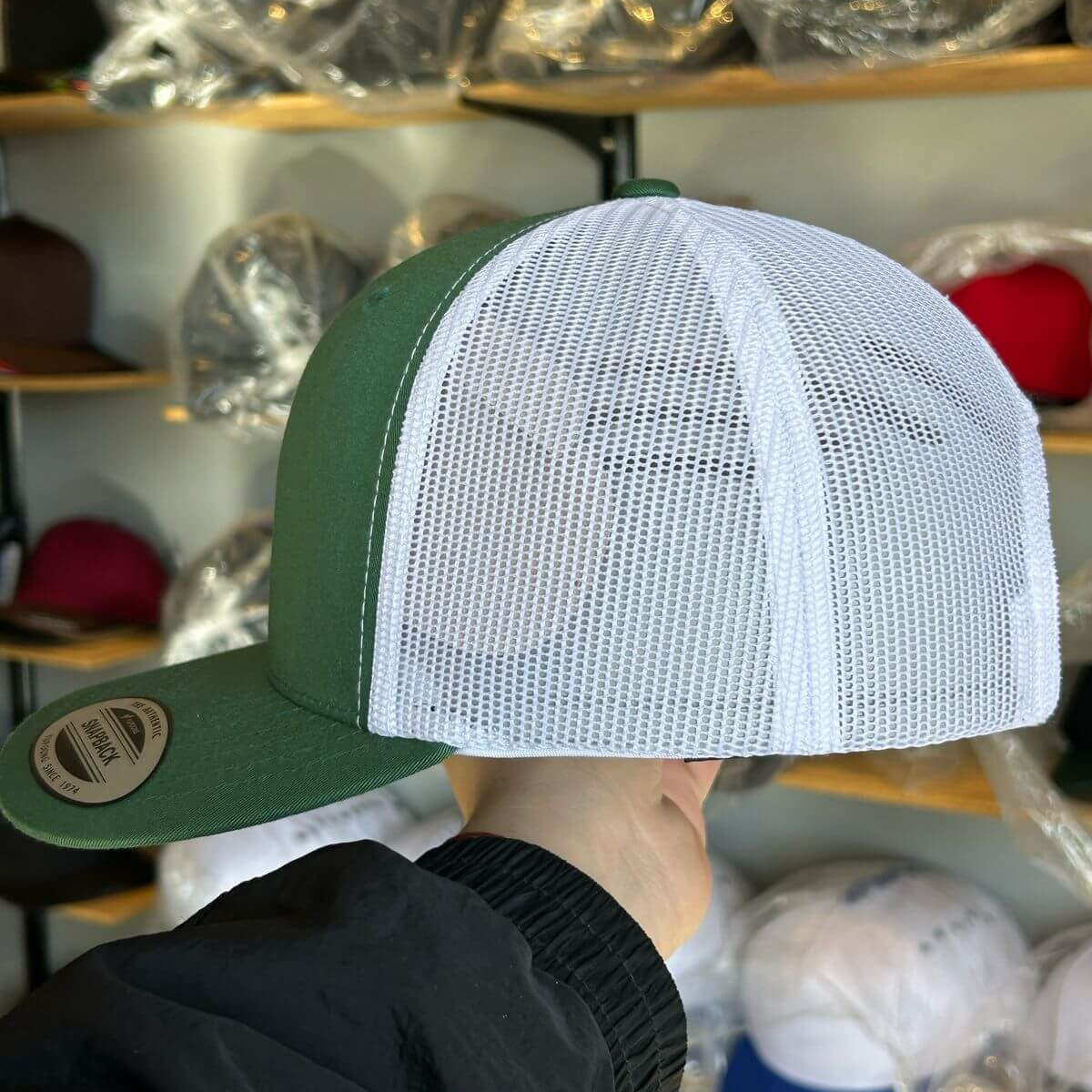 Yupoong 6606 Evergreen / White