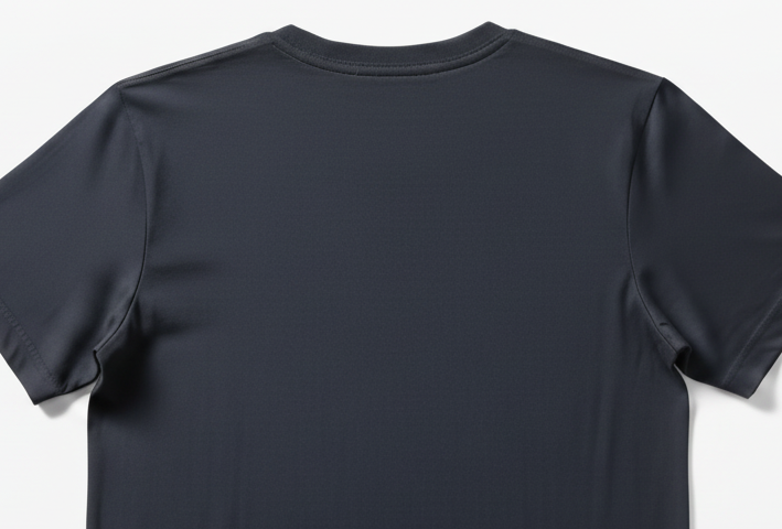 Playera Cuello Redondo Manga Corta  · 100% Algodón · Carbon